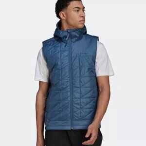 LOW PRICE !! ADIDAS TERREX SLEEVELESS HOODIE WORKOUT LARGE HF0838 ACG YEEZY YZY